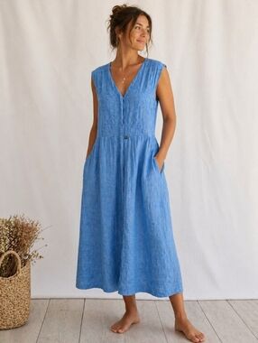 loose linen dresses Loose Linen Dresses, Summer long Women Dresses ,Maxi Soft Linen Dress   SimpleLinenLife